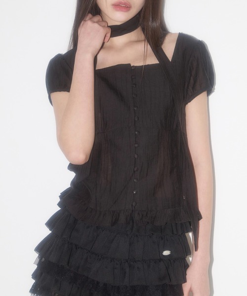 ILLIGO（イリゴ） ブラウス シャツ 夏 半袖 レディース : ZOZOTOWN 