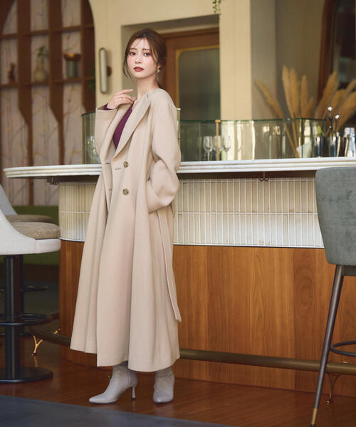 PROPORTION BODY DRESSING コート 青島心さん着用ベルテッドレディー
