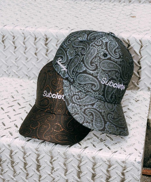 帽子 shudy Subciety（サブサエティ） キャップ 帽子 Paisley jacquard cap メンズ