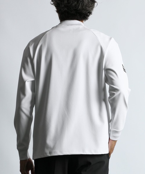新品 グッドグリーフ  Mock Neck L/S Tee ホワイト Goodwear（グッドウェア） tシャツ 「MADE IN USA」L/S MOCK NECK