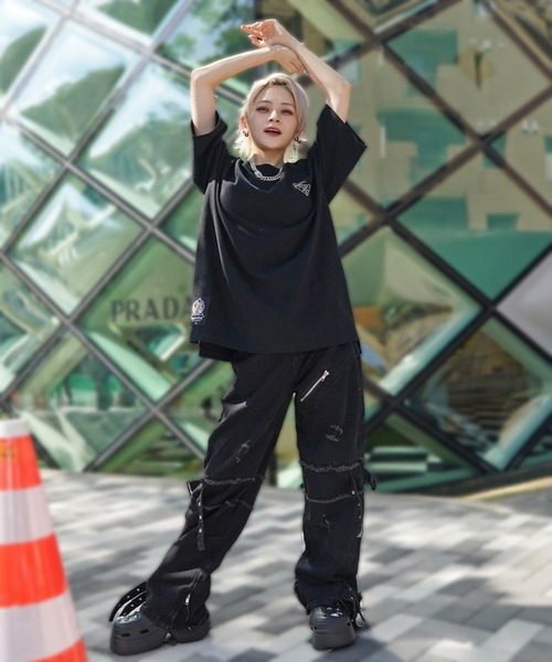 GALFY tシャツ GA×GALFY-INUDA三角マークTee メンズ レディース