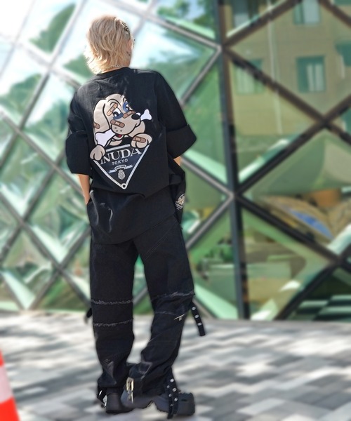 GALFY（ガルフィー） tシャツ GA×GALFY-INUDA三角マークTee メンズ
