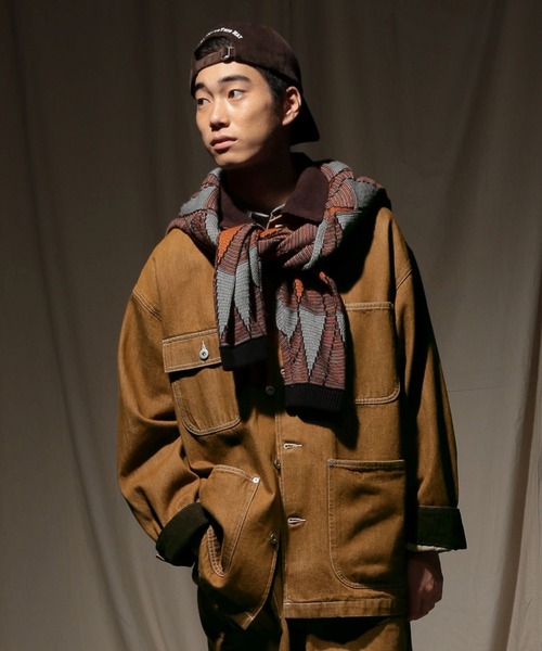 NIKO AND... ダークブルーカバーオール niko and… カバーオール 「niko and JEANS 2025AW」ワイド