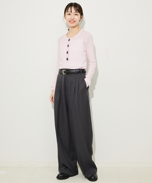 SLOBE IENA ニット セーター スイビリブヘンリープルオーバー