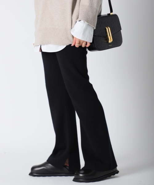 「Deuxieme Classe」 イージーパンツ 36 ネイビー レディース_画像2