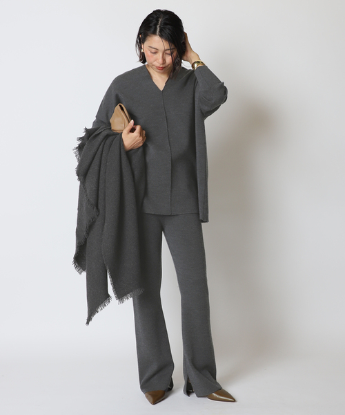 「Deuxieme Classe」 イージーパンツ 36 ネイビー レディース_画像10