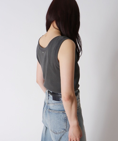 タンクトップ ノースリーブ pigment back charm tank(ピグメントバックチャームタンクトップ) レディース DRESSLAVE タンクトップ ノースリーブ pigment back charm tank