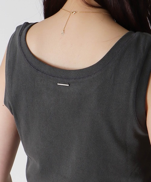 タンクトップ ノースリーブ pigment back charm tank(ピグメントバックチャームタンクトップ) レディース DRESSLAVE タンクトップ ノースリーブ pigment back charm tank