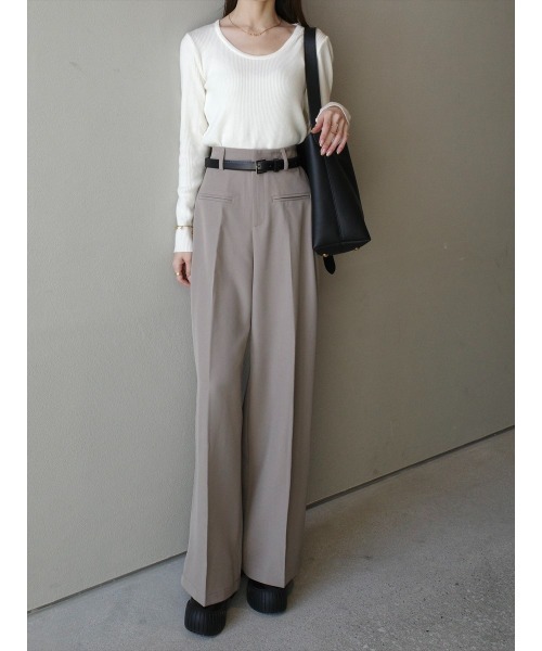 amel（エイメル） スラックス パンツ 「RE ARRIVAL」ベルトセット