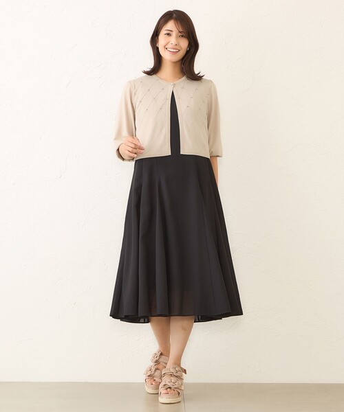 TO BE CHIC カーディガン TO BE CHIC 定価4万 ミントブルー カシミア混シルクニットカーディガン