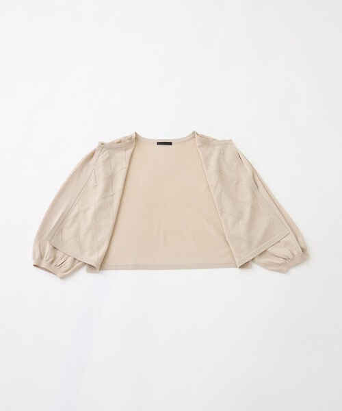 TO BE CHIC（トゥー ビー シック） カーディガン ダイヤビジューボレロ