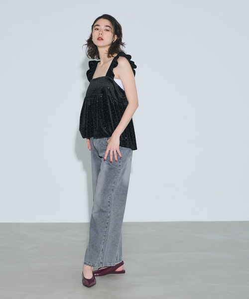 coca（コカ） キャミソール ベロアラメビスチェ : ZOZOTOWN Yahoo!店