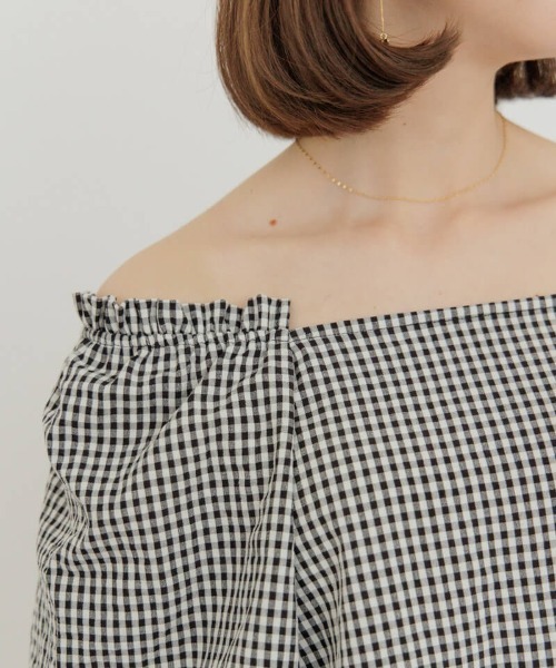 「flower」 7分袖ブラウス FREE ブラック レディース_画像8