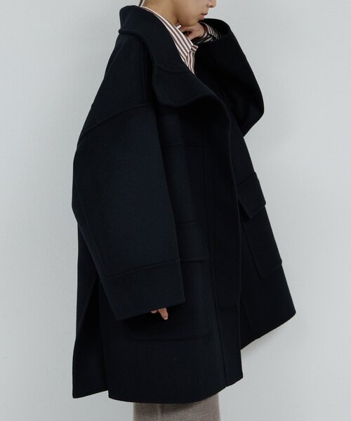 ジャケット・アウター herlipto Odette Wool-Blend Coat - pink Audrey
