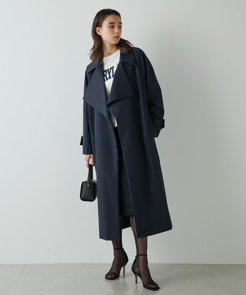 Whim Gazette（ウィム ガゼット） トレンチコート FREE ネイビー