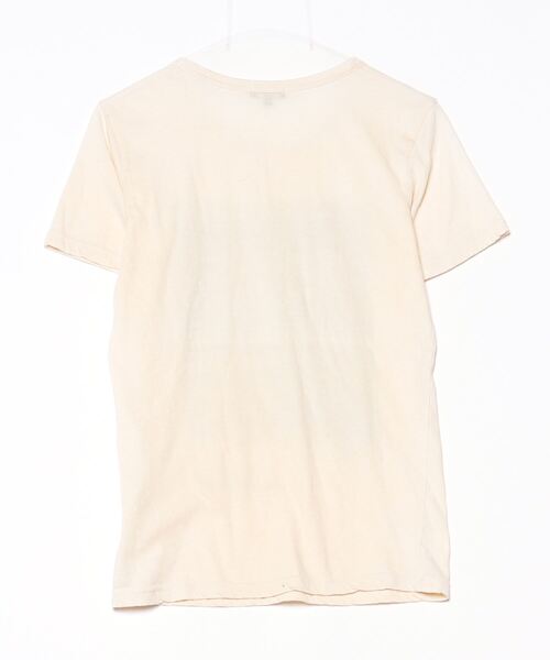 「VIBGYOR」 半袖Tシャツ 2 ベージュ レディース_画像2