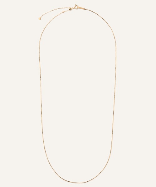 ネックレス K10YG ゴールド チェーンネックレス・60cm レディースの画像
