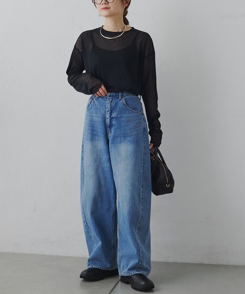 EL SOLITARIO W.T.F. メッシュ長袖カットソー L 割引セール 50％OFF】LUZeSOMBRA/ルースイソンブラ ロングTシャツ