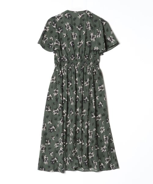 「index」 半袖ワンピース 38 グリーン レディース_画像2