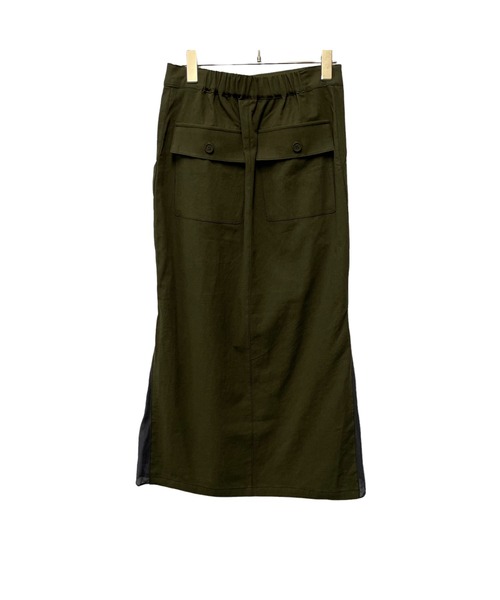 「TEVALT」 ロングスカート 38 キャメル レディース_画像2