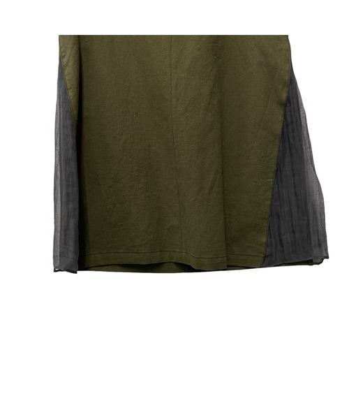 「TEVALT」 ロングスカート 38 キャメル レディース_画像3