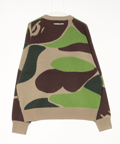 A BATHING APE（アベイシングエイプ） セーター ニット MEGA ABC CAMO