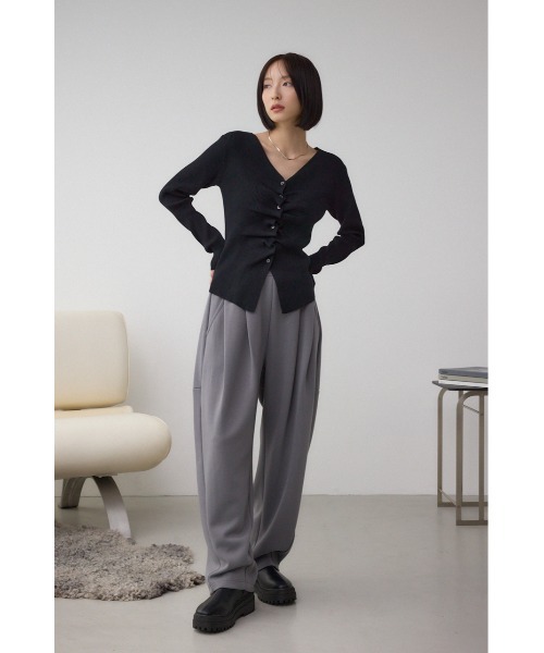 AZUL BY MOUSSY（アズールバイマウジー） スラックス パンツ バレル