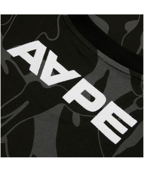 「AAPE BY A BATHING APE」 半袖Tシャツ SMALL ダークカーキ メンズ_画像7