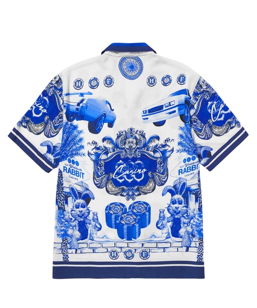 「HUF」 半袖シャツ MEDIUM ホワイト メンズの画像