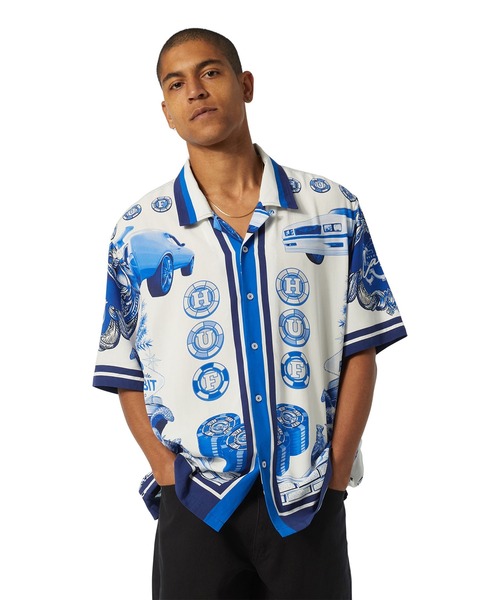 「HUF」 半袖シャツ MEDIUM ホワイト メンズの画像