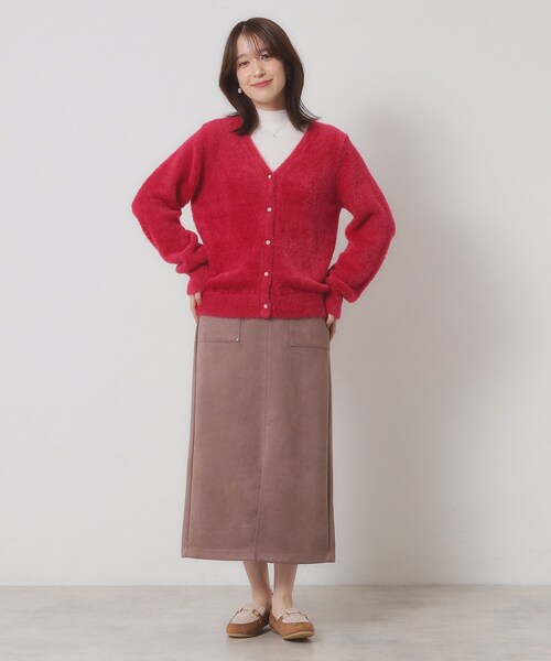 ITS'DEMO（イッツデモ） カーディガン 「手洗い可」フェザーヤーンV