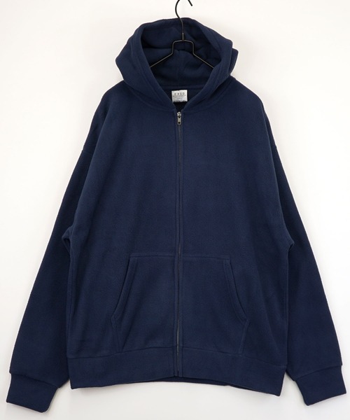 BURNER パーカー 「GROOVY STORE」フリース素材 オーバーサイズフルZIP