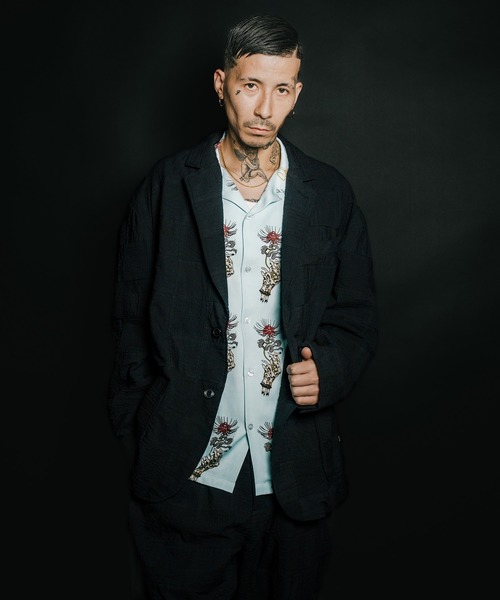 Subciety（サブサエティ） アロハシャツ シャツ Spider lily aloha