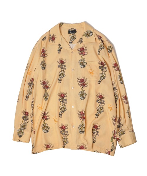 Subciety（サブサエティ） アロハシャツ シャツ Spider lily aloha