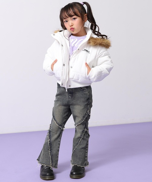 ANAP kids（アナップキッズ） ブルゾン アウター フード ファー 付