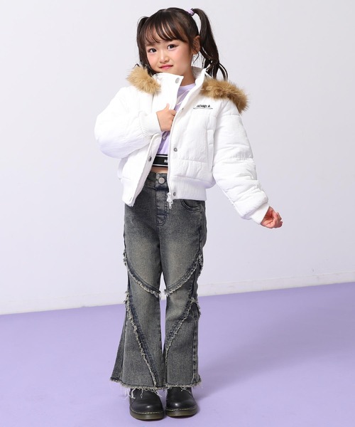 ANAP kids（アナップキッズ） ブルゾン アウター フード ファー 付