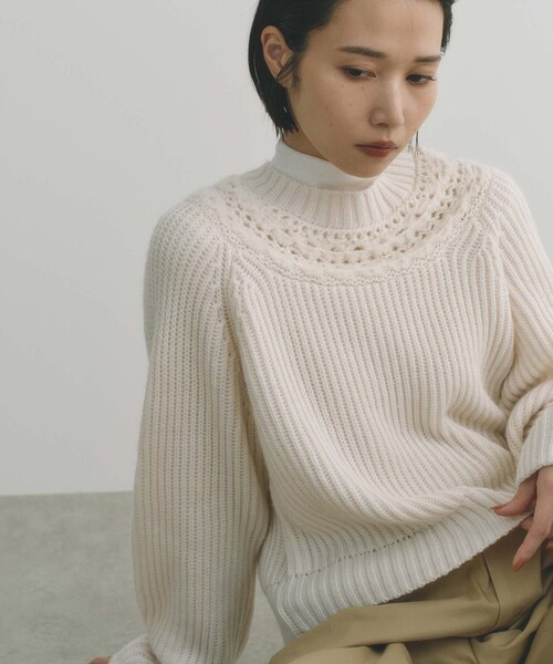 きむら品です！ヨーク23FWモデルニットセーター BIANCA（ビアンカ） ニット セーター 「＠BAILA掲載」「1枚で着映え