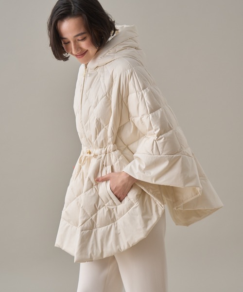 ANAYI（アナイ） ポンチョコート 38 ピンク レディース : ZOZOTOWN