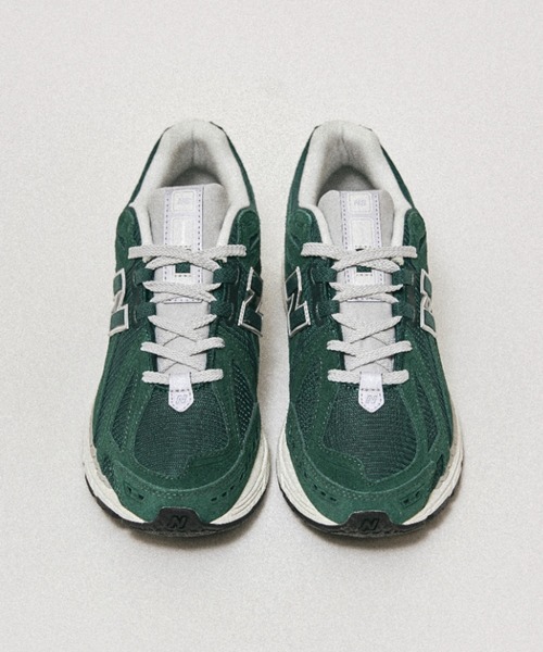 「New Balance」 ローカットスニーカー 24.5cm グリーン メンズ_画像7