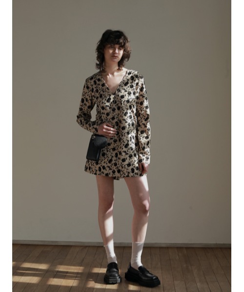 「AMAIL」 長袖ワンピース FREE ブラック レディース_画像2