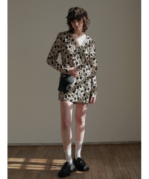 「AMAIL」 長袖ワンピース FREE ブラック レディース_画像5