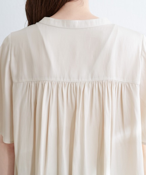 「natural couture」 半袖ブラウス FREE サックスブルー レディース_画像5