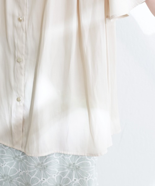 「natural couture」 半袖ブラウス FREE サックスブルー レディース_画像8