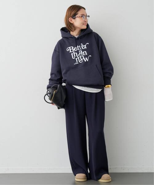 【新品】Deuxieme Classe Sheer easy パンツ38ネイビー Deuxieme Classe（ドゥーズィエムクラス） イージーパンツ 38 ネイビー