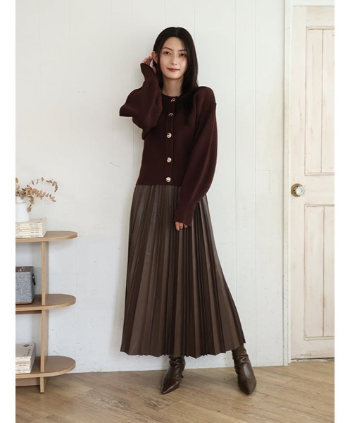 fifth（フィフス） カーディガン ゴールドボタンニットカーディガン