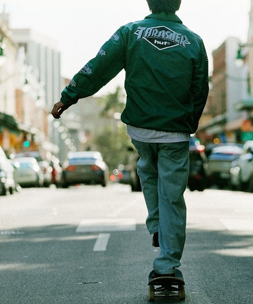 HUF（ハフ） ブルゾン アウター HUF X THRASHER LOGO JACKET メンズ