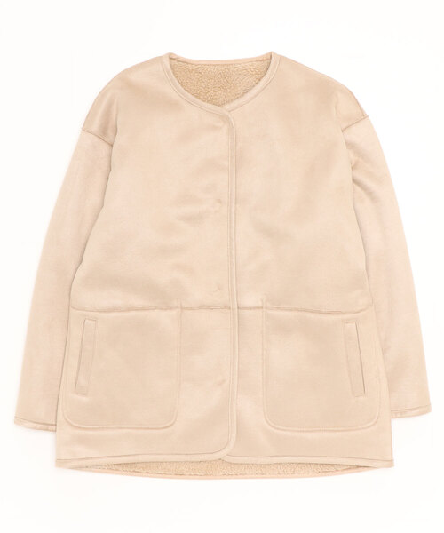 SHIPS any 「SHIPS any」 ノーカラーコート ONE SIZE ベージュ