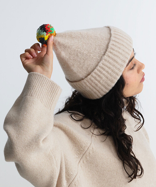 JO GORDON ジョーゴードン　ニット帽　帽子　グレー Jo Gordon（ジョーゴードン） ニット帽 ニットキャップ | ウール