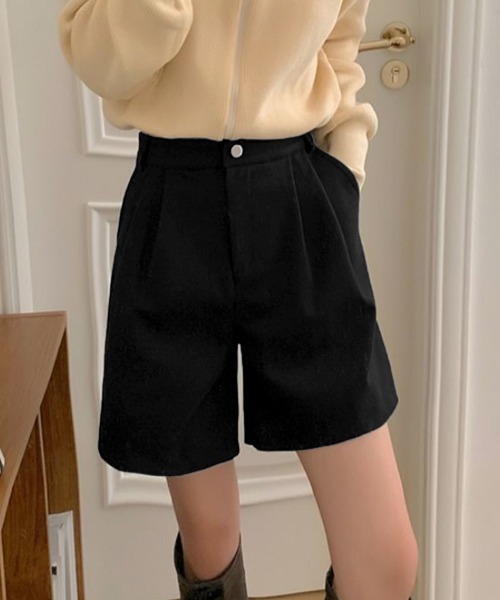 miniministore（ミニミニストア） ワイドパンツ パンツ タックショート