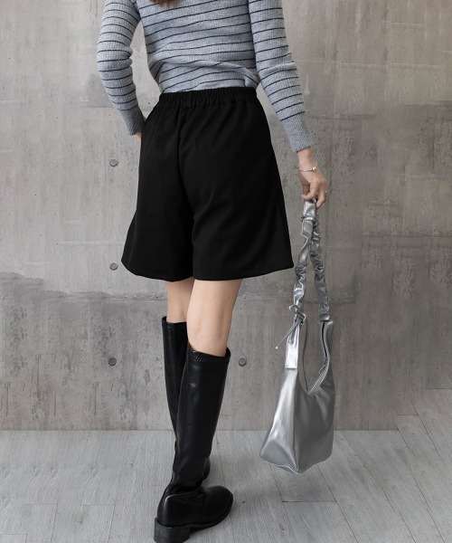 miniministore（ミニミニストア） パンツ タックショートパンツウール